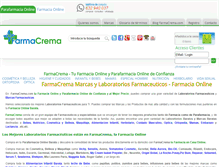 Tablet Screenshot of farmacrema.com